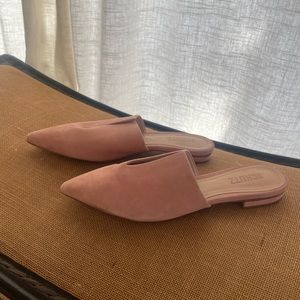 SCHUTZ Flat Mule Slides